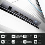 Arozzi Nova 34T2K165, Gaming-Monitor 86.4 cm (34 Zoll), weiß, UWQHD, VA, Curved, HDMI, DP, Lautsprecher, 165Hz Panel