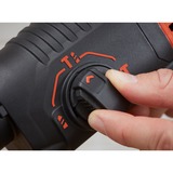 BLACK+DECKER Bohrhammer BEHS01K-QS schwarz/orange, 650 Watt, Koffer