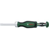 Bosch Heimwerken & Garten Bit-Ratschenschraubendreher mit Bit-Satz, 13-teilig grün/schwarz, Drehmoment bis 50 Nm