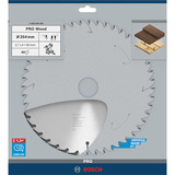 Bosch PRO Wood Kreissägeblatt, Ø 254mm, 40Z Bohrung 30mm, für Kapp- & Gehrungssägen