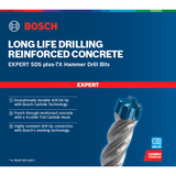 Bosch Professional EXPERT Hammerbohrer SDS-plus-7X, Ø 14mm Arbeitslänge 300mm
