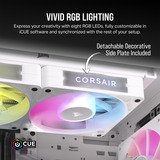 Corsair iCUE LINK RX120 RGB Triple Generalüberholt, Gehäuselüfter weiß, 3er Pack, inkl. Hub, 120 mm