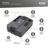 Digitus All-in-One USV, 600VA/360Watt schwarz