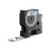 Dymo D1 ORIGINAL Schriftband, schwarz auf transparent, 19mm x 7m S0720820  