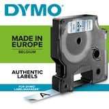 Dymo D1 ORIGINAL Schriftband, schwarz auf transparent, 19mm x 7m S0720820  