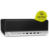 HP ProDesk 600 G4 Small-FormFactor-PC Generalüberholt, PC-System schwarz, Windows 11 Pro
