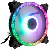 Inter-Tech Argus RS-071 RGB 120x120x25, Gehäuselüfter schwarz, 120 mm