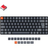 Keychron K3 Version 2, Gaming-Tastatur schwarz/grau, DE-Layout, Keychron Low Profile Optical Red, Hot-Swap, Aluminiumrahmen, RGB