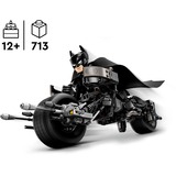LEGO 76273 DC Super Heroes Batman Baufigur mit Batpod, Konstruktionsspielzeug 