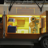 Lumibricks Tischlereiwagen , Konstruktionsspielzeug 