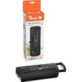 Peach Strip Cut Schredder 6S PS400-00, Aktenvernichter grau/schwarz