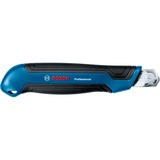 Bosch Professional Cuttermesser-Set Professional, 2-teilig, Teppichmesser blau, für Abbrechklingen und Trapezklingen