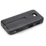 Digitus 7-Port Travel Docking Station, Dockingstation grau/schwarz, USB-C