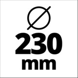 EINHELL Professional Akku-Winkelschleifer AXXIO 36/230 Q, 36Volt (2x18V) rot/schwarz, ohne Akku und Ladegerät