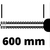 Einhell Heckenschere GE-EH 6560 rot/schwarz, 650 Watt