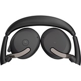 Jabra Evolve2 65 Flex Duo WLC, mit Ladepad, Headset schwarz, Stereo, Microsoft Teams, USB-A, Link380a