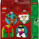 LEGO 40744 Iconic Verschiedene Christbaumanhänger, Konstruktionsspielzeug 