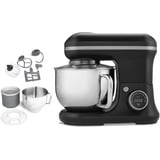 Medion LIFE Digitale Küchenmaschine MD18420 schwarz, 1.200 Watt, 5 Liter Schüssel, inkl. Eisschüssel