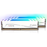 Mushkin DIMM 32 GB DDR5-6000 (2x 16 GB) Dual-Kit, Arbeitsspeicher weiß, MLB5C600DDDM16GX2, Redline Lumina White