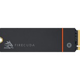 Seagate FireCuda 530 1 TB mit Kühlkörper, SSD schwarz, PCIe 4.0 x4, NVMe 1.4, M.2 2280