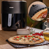 Cecotec Heißluftfritteuse Cecofry&Grill Duoheat 6500 schwarz, 2.200 Watt, Korb 6,5 Liter, mit Sichtfenster, doppeltes Heizelement