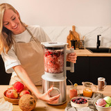 Cecotec Standmixer Grand Katana 2700MAX Total Destroy edelstahl/weiß, 2.700 Watt, 1,8 Liter