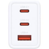 D-Link 65W GaN Ladegerät DCP-651, PD 3.0, QC 3.0 weiß, 1x USB-A, 2x USB-C