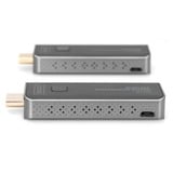 Digitus Click & Present Mini - Wireless DS-55319, HDMI Verlängerung schwarz/silber, Sendeeinheit + Empfängereinheit