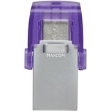 Kingston DataTraveler microDuo 3C 256 GB, USB-Stick violett/transparent, USB-A 3.2 Gen 1, USB-C 3.2 Gen 1