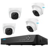 Reolink NVS8-5KD4-A, Set 1x RLN8-410 NVR, 4x PoE Reolink Dome Kameras (10 MP)