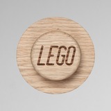 Room Copenhagen LEGO 1x1 Garderobe, 3er-Set 40160900, Wandhalterung eiche, hell