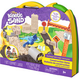 Spin Master Kinetic Sand - Deluxe Baustellen-Koffer, Spielsand 