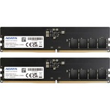 ADATA DIMM 32 GB DDR5-4800 (2x 16 GB) Dual-Kit, Arbeitsspeicher schwarz, AD5U480016G-DT, Premier