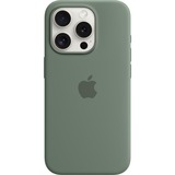 Apple Silikon Case mit MagSafe, Handyhülle dunkelgrün, iPhone 15 Pro