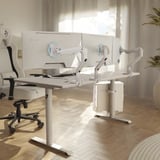 Arozzi Alzare Neo Single, Monitorhalterung weiß