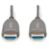 Digitus HDMI AOC Hybrid Glasfaserkabel, UHD 8K schwarz, 10 Meter