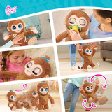 Just Play furReal Peanut laufender Affe mit Bewegungs- und Soundfunktion, Kuscheltier 