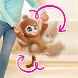 Just Play furReal Peanut laufender Affe mit Bewegungs- und Soundfunktion, Kuscheltier 
