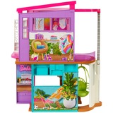Mattel Barbie Malibu Ferien-Haus mit Möbeln & Zubehör, Puppenhaus 