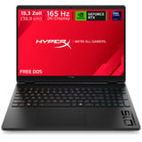 OMEN HyperX OMEN 15-ga0179ng, Gaming-Notebook schwarz, Intel® Core™ Ultra 7 245H, NVIDIA GeForce RTX 5060, 16 GB DDR5, 512 GB (512 GB SSD), ohne Betriebssystem