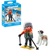 PLAYMOBIL 71741 My Life Wanderer mit Bernhardiner, Konstruktionsspielzeug 