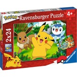 Ravensburger Kinderpuzzle Pikachu und seine Freunde 2x 24 Teile