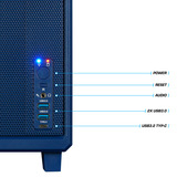 Thermaltake FTW TR100 Koralie Edition, Gaming-PC kobaltblau, Windows 11 Pro