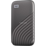 WD My Passport SSD 2 TB, Externe SSD grau, USB-C 3.2 Gen 2 (10 Gbit/s)