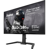 iiyama G-Master GOB2701QSC-B1 OLED, Gaming-Monitor 68.6 cm (27 Zoll), schwarz, QHD, HDMI, DP, USB-Hub, 280Hz Panel