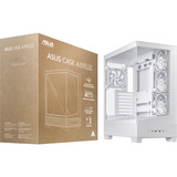 ASUS A31 PLUS TG ARGB , Tower-Gehäuse weiß, Tempered Glass x 2