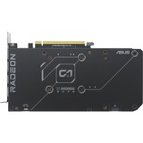 ASUS Radeon RX 7600 XT DUAL GAMING OC, Grafikkarte RDNA 3, GDDR6, 2x DisplayPort, 2x HDMI 2.1