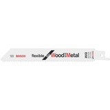 Bosch Professional Säbelsägeblatt S 922 VF Flexible for Wood and Metal, 25 Stück Länge 150mm