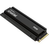 Crucial P510 1 TB mit Kühlkörper, SSD schwarz, PCIe 5.0 x4, NVMe, M.2 2280