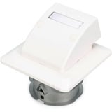 Digitus FTTH Glasfaser Unterputz-Wandanschlussdose, 2 Ports weiß, für SC- und LC-Adapter